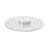 GETAJGHSD Clay DIY Tool Acrylic Pottery Dividing Template with Precision and Durability for Artists on The Go, for Equal Dividing and Clay Modelling in Pottery Projects
