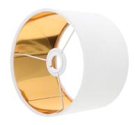 GETAJGHSD Cloth Light Cover Lampshade Decor Gold Inner Lining for Table Lamps, Protect Your Bedside Lamp and Table Light, Made of Cloth and Iron, for Room and Living Room Use