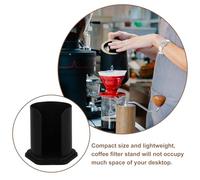 GETAJGHSD Coffee Filter Paper Holder Plastic Storage Rack for Hand Press Coffee Maker Countertop Filter Paper Stand