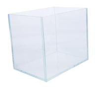 GETAJGHSD Compact Transparent Glass Betta Fish Tank for Desktop Space Saving Mini Aquarium with Modern Minimalist Design Easy to Clean for Offices and Home Decor