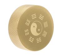 GETAJGHSD Copper Paperweight for Desktop Smooth Surface and Vintage Decorative Style, Safe and Reliable Metal Paperweight for Chinese Calligraphy Practice and Home Decoration