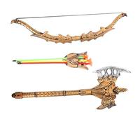 GETAJGHSD Cosplay Kit of Antique Bronze Armaments for Role Playing Lightweight and Costume Props for Dress Up Halloween Parties and Everyday Play