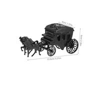 GETAJGHSD Creative Black Carriage Candy Box Wedding Favor Treats Container Mini Candy Holder for Party and Birthday Packaging
