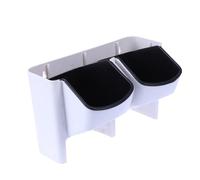 GETAJGHSD Creative Vertical Wall Planter with Good Insulation Performance and Stretchy Pp Resin Material, White 2 Plant Pots for Indoor and Outdoor Use in Schoolyards and Community Gardens