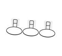 GETAJGHSD Creative Wall-mounted Pet Bowl Rack Anti-spill Hanging Food Basin Holder with Fixed Iron Brackets for Dogs and Cats Comfortable Elevated Feeder for Necks and Easy Cleaning Black