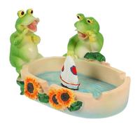 GETAJGHSD Cute Ashtray Resin Frog Shape Ashtray Decor, Creative Table Ash Container for Home Office, Household Use and Anniversaries