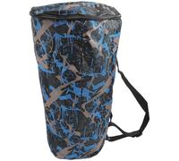 GETAJGHSD Djembe Drum Bag Waterproof Oxford Cloth Camouflage Blue with Shoulder Strap for African Drum Players 54x31x20cm