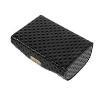 GETAJGHSD Dual Lipstick Holder Storage Case with Mirror and Snap Closure Metal Pocket Lipstick Case Quick One-Handed Opening and Balm Holder for Purse or Handbag Compartments