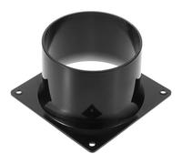 GETAJGHSD Duct Transition Fitting Metal Connector for Air Ventilation Systems, 100# Square Base Round Adapter, HVAC Ducting Reducer for DIY Exhaust Fan Installation