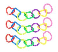 GETAJGHSD Early Education Cars Seat for Highchairs The Chain Seat The Ring Rings Suction for B Teething Ring Pe