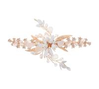 GETAJGHSD Elegant Vintage Hair Clips Pearl Adorned with Crystal Beads, Versatile Bridal Hair Accessories for Weddings and Traditional Hanfu Outfits, for Brides and Bridesmaids in Golden