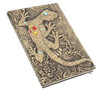 GETAJGHSD Embossment Notebook Schedule Planner Notepad A5 8.3x5.8 Inch Leather Paper Stylish Simple Design for Note-taking and DIY Planning Office Use for Students and Teachers