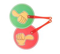 GETAJGHSD Engaging Student Voting Paddles Interactive Yes No Response Signs for Classroom Activities Double-sided False Handheld Tools for Teachers and Students for Group Games and