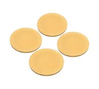GETAJGHSD Enhanced Contrast for Readability round Engraving Blanks for Laser Engraving 4pcs Iron Metal Coins for Class Rituals and Craft Projects