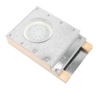 GETAJGHSD Entrance Water Feeder Beekeeping Feeder for Beekeeping Silver Aluminum Wood Plastic Easy to Use High Impact Resistance Sturdy Beehive Feeding Tool