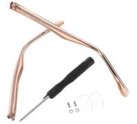 GETAJGHSD Eyeglass Replacement Temples and Arms Universal Set, Rose Gold Crystal Metal Repair Legs for Glasses Frame Fixing and Repair