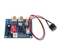 GETAJGHSD Fan System and Temperature Fans Regulation and Power Automatic with Manumotive Speed Controller Module for Consumption Reduction for Quiet Operation Cooling PC CPU