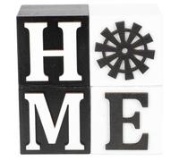 GETAJGHSD Farm Themed Ornament Indoor Desktop Ornament Household Items Decor Creative Rustic Style 4Pcs Set Decorative Blocks for Living Room and Boys and Room Party Decoration