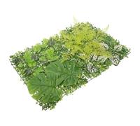 GETAJGHSD Faux Grass Wall Panels Monstera Leaf Design Artificial Plant Backdrop Wall Greenery Panel for Home Garden Backyard Decor