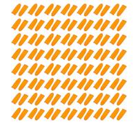 GETAJGHSD Finger Sleeves Protective Finger Covers Latex Orange 100pcs with Anti-Skid and Good Elasticity, Simple Design for Home Use and Cuts