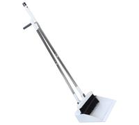 GETAJGHSD Foldable Long Handle Dustpan and Broom Set 36.7 Inch Stainless Steel with Comb Teeth and 180 Degree Rotating Brush for On-the-go Home Cleaning with Comfortable Grip and Compact