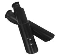 GETAJGHSD Front Fork Protector for Mountain Bikes, Black Plastic Front Fork Shock Absorber Cover, Dustproof and Precise Fit, for Off-road Motorcycle Maintenance and Repair