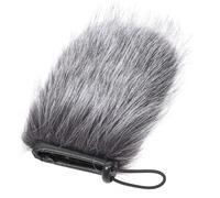 GETAJGHSD Furry Microphone Windscreen Muff Windproof Cover with Rubber Ring Reusable Faux Fur Mic Pop Filter for Outdoor Recording Film Vlogging Noise Reduction Easy to Install and Washable