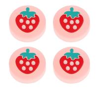 GETAJGHSD Glow in The Dark Silicone Joystick Thumbstick Caps 4pcs Water-resistant Controller Grips Easy Installation for Gaming