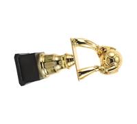 GETAJGHSD Goalkeeper Award Trophy Plastic Golden Soccer Championship Trophy Cup with Elegant Design for Soccer Match and Memorable Fan Souvenir Boosting Confidence