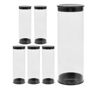 GETAJGHSD Golf Ball Container Tubes 6Pcs PVC Plastic 4.5X13.5Cm Organizer Tubes for Golf Bag Storage and Outdoor Activities
