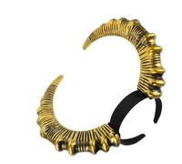 GETAJGHSD Gothic Devil Horn Headband for Halloween Cosplay Parties Lightweight Comfortable Animal Costume Headpiece with Adorable RAM Horns for Trick Treating and Stage Performances