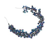 GETAJGHSD Headband Handmade Bridal Wedding Elegant for Comfort Lightweight Shiny Hairband Braided Resin Accessories Suitable Hair Bride Preparations