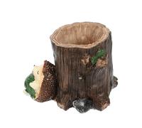 GETAJGHSD Hedgehog Pen Holder Desktop Multi-purpose Storage Container Resin Animal Toothbrush Holder Office Tabletop Stationery Organiser Suitable for Home and Student Use