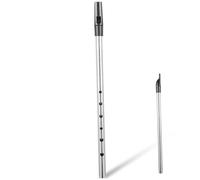 GETAJGHSD High Pitch C Key Irish Flute Metal Whistle for Beginners and Solid Copper Treble Recorder with Smooth Polished Surface Traditional Ireland Musical Instrument for Learning and