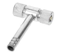 GETAJGHSD Inflate Air Chuck Car Tires Chuck Carbon Steel Silver Efficient Inflation Convenient for On-the-go Repairs Suitable for Electric Bike Motorcycle Owners