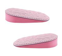 GETAJGHSD Invisible Height Increase Insoles Breathable Cotton and Eva Material 2 Pairs Pink Half Shoe Heel Cushion Pads Comfortable Heightening Inserts for Women for Sports Shoes