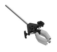 GETAJGHSD Iron Laboratory Flask Clamp with Stable Grip and Support for Chemistry Lab Stand Attachment Retort Support and Extension Flask Clip in Black