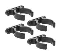 GETAJGHSD Kayaking Paddle Holder Clips 4Pcs Black Nylon Hose Clamps Fit 38-42Mm Oar Diameter Sturdy Rowing Accessories for Marine and Sailing Use