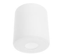 GETAJGHSD Lamp Glass with and Shade Heat Wide Efficient Lampshade Compatibility Cylinder E27 Replacement White Round Dissipation for Living Room and Bedroom Decor