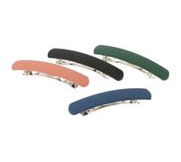 GETAJGHSD Large Matte French Hair Barrettes and Birthday for Thick Hair 4pcs Flat Clips with Strong Hold Simple and Modern Style for Everyday Wearing