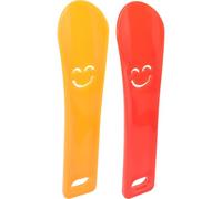 GETAJGHSD Lazy shoe helper 2pcs short handle shoehorns with easy shoe removal feature, suitable for travel and daily use by elderly and pregnant women