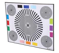 GETAJGHSD Lens Focus Calibration Chart for Security Cameras and Devices Paper Material with Color Calibration Card Markings for Cctv Photography Assembly in Daylight Conditions