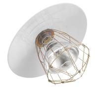 GETAJGHSD Livestock Heat Lamp Brooding 150W Metal Heat Preservation Lamp with Ceramic Socket and Mesh Cover for Piglets Poultry Breeding and Pet Heating