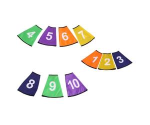 GETAJGHSD Logo Cone Covers Number Protectors Sleeves Colorful Foldable Polyester Digital Protective Covers Suitable for Taekwondo Training Ground and Basketball Court