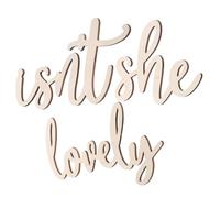 GETAJGHSD Lovely Wooden Wall Sign Elegant Girl Nursery Decor for Newborn Photoshoots Easy to Install Safe Wood Material Versatile Wall Art for Rooms