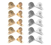 GETAJGHSD Magnetic Buckle and Magnetic Closures for Bags Automatic Alignment Button, 10 Pairs for Suitcases and Clothing Fastening