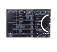 GETAJGHSD Mechanical Engineer'S Protractor Compact Metal Folding Ruler Accurate Graduation Scale Metric Pocket Tool for Civil Engineers and Architects Sturdy Small Engineering Gear