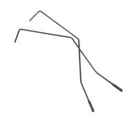 GETAJGHSD Metal Music Score Clips with Widened Thickened Structure 1 Pair Matte Finish and Rounded Smooth Ends, Holds Multiple Pages and Minimizes Glare for Music Stands for Classroom