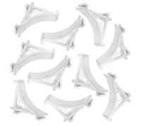 GETAJGHSD Metal Refrigerator Clamp 10Pcs Aluminum Shelf Clips for Freezer Organiser Sturdy Support Brackets