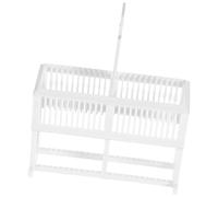 GETAJGHSD Microscope Slides Staining Holder 24-Slot Plastic Organizer Compact Design for Scientific Studies and Lab Use